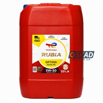 Моторное масло Total Rubia Optima 3500 FE 5W-30, 20 л. 228205