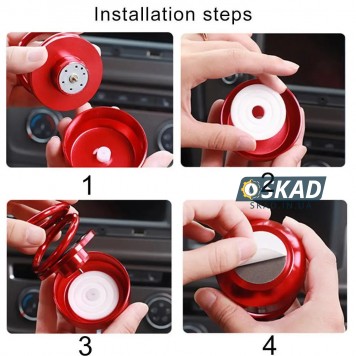 Левитирующий ароматизатор SOLAR AROMA для автомобиля. (Черный)-3