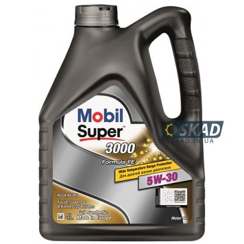 Моторна олива Mobil Super 3000 Formula FE 5W-30 4л 39
