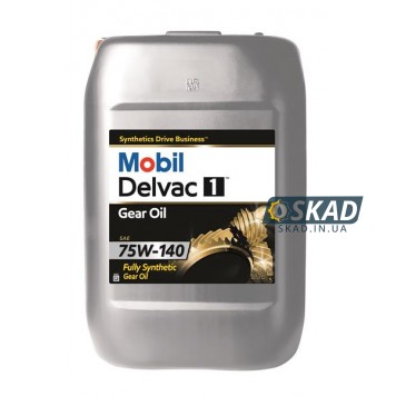 Трансмісійна олива Mobil Delvac Synthetic Gear Oil 75W-140 20л 153458