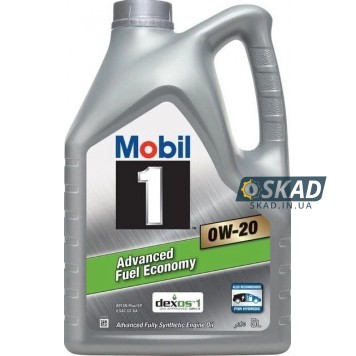 Моторное масло Mobil 1 0W-20 5л 152559