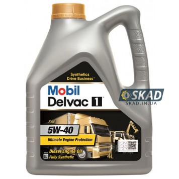 Моторное масло Mobil Delvac 1 5W-40 4л 152656