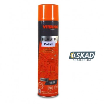 VITANO 822 Plastic polish vanilla 650 мл Поліроль для пластику ваніль V822