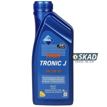 Моторное масло Aral HighTronic J 5W-30, 1 л. 151CED