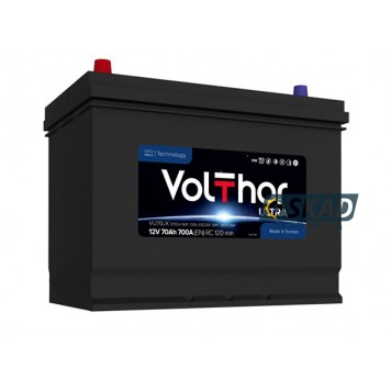 VOLTHOR Ultra VU70JX 70Ah +L EN700A 12V (57024 SMF) Автомобильный аккумулятор