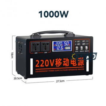 Зарядная станция 1000w портативная электростанция, повербанк с розеткой 220в 6598_1-1