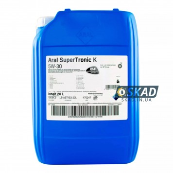 Моторное масло Aral SuperTronic K 5W-30, 20 л. 15DBC5