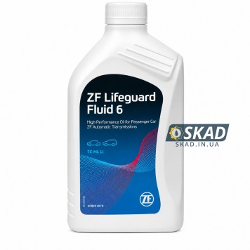 Трансмісійна олива ZF Lifeguard Fluid 6, 1 л. S671.090.255