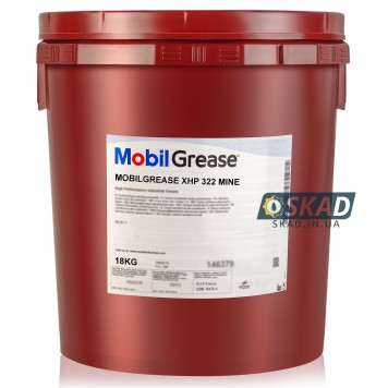 Литиевая смазка Mobilgrease XHP 322 Mine 18 кг с дисульфидом молибдена 151544