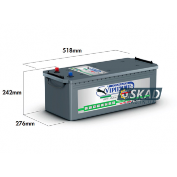 VIPIEMME Safe SHD power truck 230Ah +L EN1350A 12V (B117C) Автомобильный аккумулятор-1