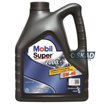 Моторна олива Mobil Super 2000х3 5W-40 4л 5351
