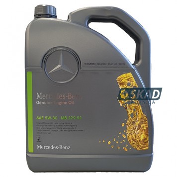 Моторна олива Mercedes-Benz Genuine Engine Oil 5W-30, MB 229.52, 5л. A000989330913ABDE
