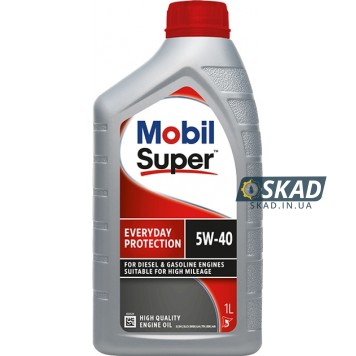 Моторное масло Mobil Super Everyday Protection 5W-40 1л 157963