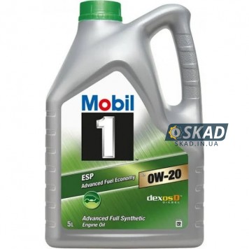 Моторное масло Mobil 1 ESP x2 0W-20 5л 153685