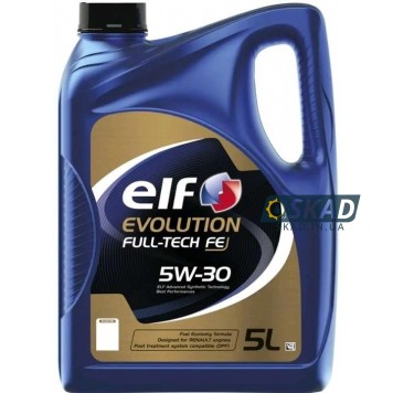 Моторна олива Elf Evolution FULL-TECH FE 5W-30, 5 л. 213935