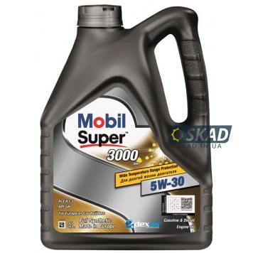Моторное масло Mobil Super 3000 XE 5W-30 4л 36
