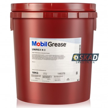 Высокотемпературная пластичная смазка Mobil Unirex N3 18 кг 152926