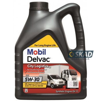Моторное масло Mobil Delvac City Logistics M 5W-30 4л 153904