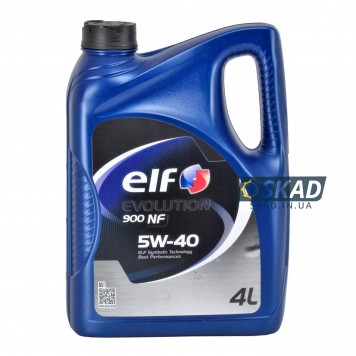 Моторное масло Elf Evolution 900 NF 5W-40, SL/CF, 4 л. 213909