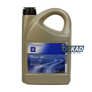 Моторна олива General Motors Dexos 2 Fuel Economy, Longlife 5W-30, 4 л. 93165556