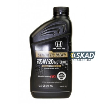 Моторна олива Honda SYNTHETIC BLEND SP/GF-6 5W-20, 946 мл. (Japan) 08798-9132