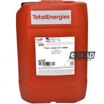 Трансмиссионное масло Total Traxium Gear 9 FE 75W-80, 20 л. 214138