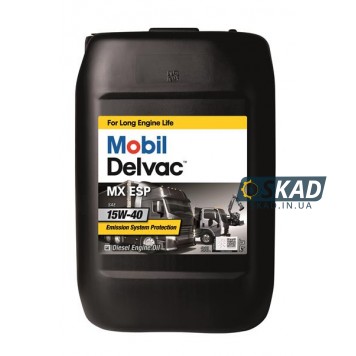 Моторна олива Mobil Delvac MX ESP 15W-40 20л 153849