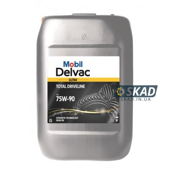Трансмиссионное масло Mobil Delvac Ultra Total Driveline 75W-90 20л 154987