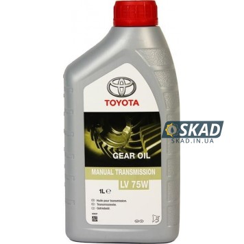 Трансмісійна олива Toyota Gear Oil LV 75W, 1 л. 08885-81001