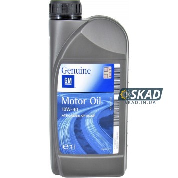 Моторное масло General Motors 10W-40, 1 л. 93165213
