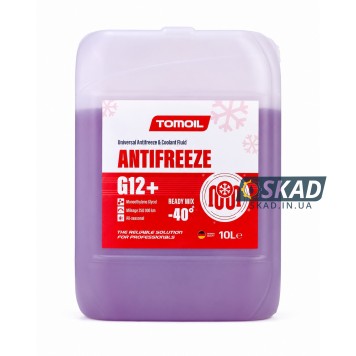 Tomoil Antifreeze G12+ Ready Mix -40°C 10л. sng-g12mix10