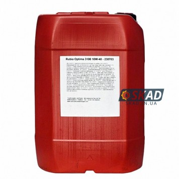 Моторное масло Total Rubia Optima 3100 10W-40, 20 л. 228901-1