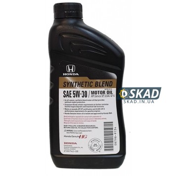 Моторна олива Honda SYNTHETIC BLEND SP/GF-6 5W-30, 946 мл. (Japan) 08798-9134-1
