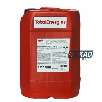 Моторное масло Total Rubia Optima 3100 10W-40, 20 л. 228901