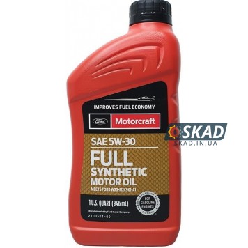 Моторное масло Ford Motorcraft Full Synthetic Motor Oil 5W-30, 946 мл. XO5W30-Q1FS