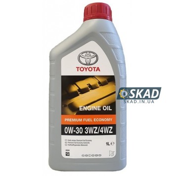 Моторна олива Toyota Premium FE 0W-30 3WZ/4WZ, 1 л. 08880-83639