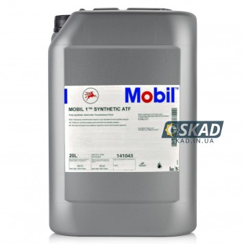 Трансмісійна олива Mobil 1 Synthetic ATF 20л 141043