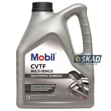 Трансмісійна олива Mobil CVTF Multi-Vehicle 4л 156304