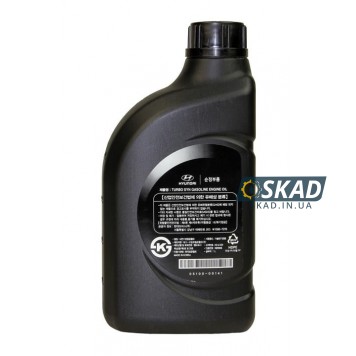 Моторное масло Mobis Hyundai/KIA Turbo SYN Gasoline 5W-30, 1 л. 05100-00141-1