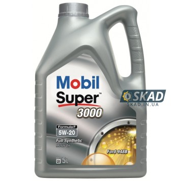 Моторное масло Mobil Super 3000 Formula F 5W-20 5л 153626