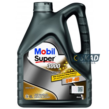 Моторна олива Mobil Super 3000 X1 Diesel 5W-40 4л 45