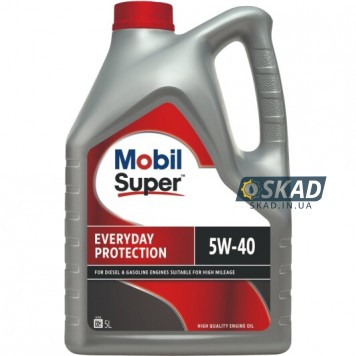 Моторное масло Mobil Super Everyday Protection 5W-40 5л