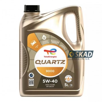 Моторное масло Total Quartz 9000 5W-40, 5 л. 213678