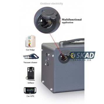 Зарядная станция 1000w портативная электростанция, повербанк с розеткой 220в 6598_1-2