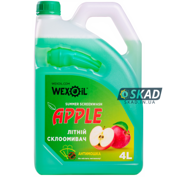 Омыватель летний Wexoil Screenwash Apple 4 л sng-551958