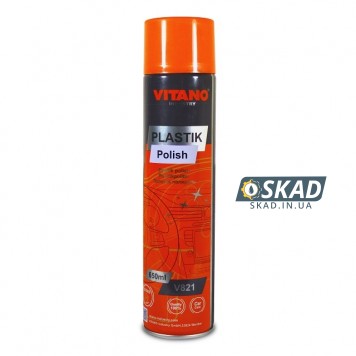VITANO 821 Plastic polish citrus 650 мл Полироль для пластика цитрус V821