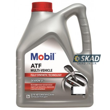 Трансмиссионное масло Mobil ATF Multi-Vehicle 4л 156096
