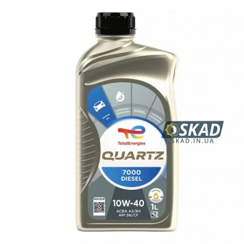 Моторное масло Total Quartz 7000 Diesel 10W-40, 1 л. 214111